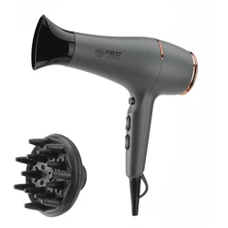 Πιστολάκι Μαλλιών First Austria FA-5654-7-GR Πιστολάκι Μαλλιών με ιονισμό, 2 ταχύτητες και 3 επίπεδα θερμοκρασίας 2200 W