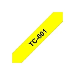 Ταινία Ετικετογράφου Brother TC601 - 12 mm - Black and Yellow