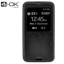 Θήκη Κινητού 4-OK BOOK WINDOW for Samsung GALAXY S6 Black