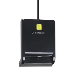 GEMBIRD USB Επαγγελματικός Αναγνώστης Κάρτας Smart Μαύρο