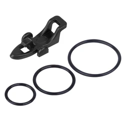 Holder για αγκίστρι ψαρέματος Powertech FISH-0016, 3 δαχτυλίδια, μαύρο