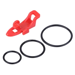 Holder για αγκίστρι ψαρέματος Powertech FISH-0026, 3 δαχτυλίδια, κόκκινο