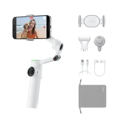 Gimbal Κινητού Insta360 Flow 2 Pro Creator Bundle (White) A.I. Powered