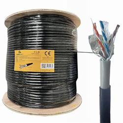 Καλώδιο Δικτύου Cablexpert CAT6 FTP LAN GEL FILLED OUTDOOR SOLID 305M Black