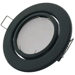 Χωνευτό Σποτ Avide GU10 Πλαίσιο Στρογγυλό Σαγρέ Ανθρακί