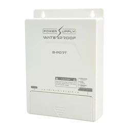 FOLKSAFE Τροφοδοτικό Συστημάτων CCTV 8 Εξόδων 12V 5A Αδιάβροχο IP65