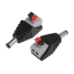 Αξεσουάρ CCTV Folksafe Βύσμα Τροφοδοσίας DC Αρσενικό Dcmcp, 5.5X2.1mm, Push-Pin, 5τμχ
