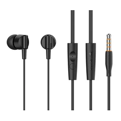 CELEBRAT Earphones with Microphone G35 3.5mm 10mm 1.2m Black