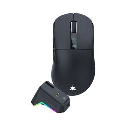 White Shark Gawain Ασύρματο Gaming Ποντίκι 12000 DPI Μαύρο