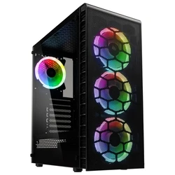 Κουτί Η/Υ Kolink Observatory Lite Mesh RGB Mid - Tempered Glass - Black
