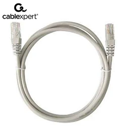 Καλώδιο Δικτύου Cablexpert CAT5 UTP MOLDED STRAIN RELIEF 50u PLUGS GREY 1M