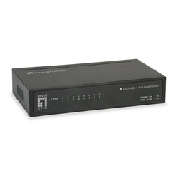 Network Switch LevelOne GbE GEU-0822, 8-port 10/100/1000Mbps, MAC 4K, Ver. 2.0