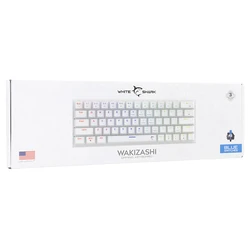 Gaming Πληκτρολόγιο White Shark Mechanical Gk-002221V2 Us Blue Switch Wakizashi-2 White