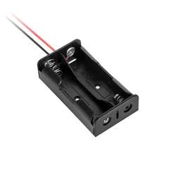Battery Holder for 2x 18650 with Cable
