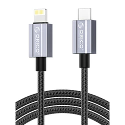 ORICO Καλώδιο Lightning σε USB-C GQA29 29W 480Mbps 1m Μαύρο