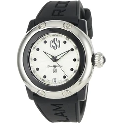 Γυναικείο Ρολόι Glam Rock Gr64002 (40mm) Καουτσούκ Λουράκι Μαύρο