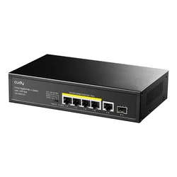 Network Switch Cudy PoE+ GS1005PTS1, 5-port PoE+, 1x SFP, 120W, V1.0