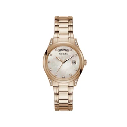 Γυναικείο Ρολόι Guess Gw0047L2 (36mm) Μεταλλικό Μπρασελέ Ροζ