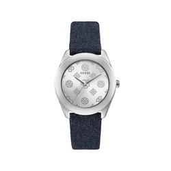 Γυναικείο Ρολόι Guess Gw0228L1 (40 mm) Δερμάτινο Λουράκι Μπλε