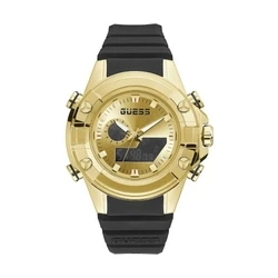Ανδρικό Ρολόι Guess Gw0341G2 (48mm) Καουτσούκ Λουράκι Μαύρο