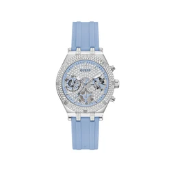 Γυναικείο Ρολόι Guess Gw0407L1 (38 mm) Καουτσούκ Λουράκι Μπλε