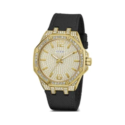 Γυναικείο Ρολόι Guess Gw0408L2 (39mm) Υφασμάτινο Λουράκι Μαύρο