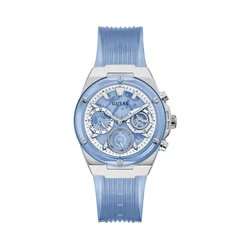 Γυναικείο Ρολόι Guess Gw0409L1 (39mm) Καουτσούκ Λουράκι Μπλε