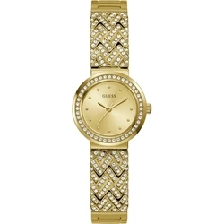 Γυναικείο Ρολόι Guess Gw0476L2 (26mm) Μεταλλικό Μπρασελέ Χρυσό