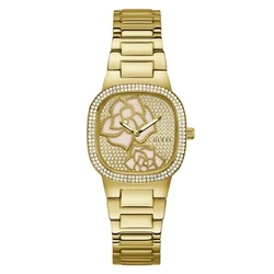 Γυναικείο Ρολόι Guess Gw0544L2 (32mm) Μεταλλικό Μπρασελέ Χρυσό