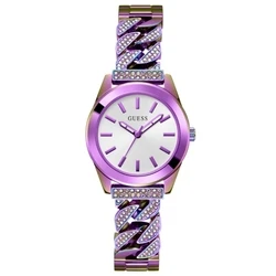 Γυναικείο Ρολόι Guess Gw0546L3 (32mm) Μεταλλικό Μπρασελέ Πολύχρωμο