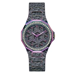 Γυναικείο Ρολόι Guess Gw0597L2 (38mm) Μεταλλικό Μπρασελέ Πολύχρωμο