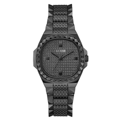 Ανδρικό Ρολόι Guess Gw0601L2 (36mm) Μεταλλικό Μπρασελέ Μαύρο