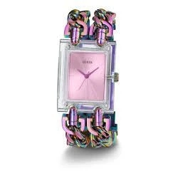 Γυναικείο Ρολόι Guess Gw0669L2 (29mm) Μεταλλικό Μπρασελέ Πολύχρωμο