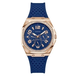 Γυναικείο Ρολόι Guess Gw0694L4 (39mm) Καουτσούκ Λουράκι Μπλε