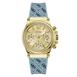 Γυναικείο Ρολόι Guess Gw0699L1 (38mm) Καουτσούκ Λουράκι Μπλε