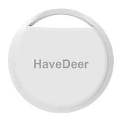 HAVEDEER smart tag ACCUTAG για Android συσκευές Bluetooth tracker λευκό