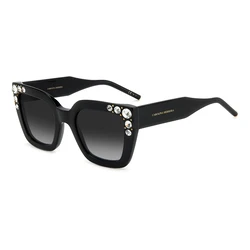 Γυναικεία Γυαλιά Ηλίου CAROLINA HERRERA HER0130/S 807/9O 52/23/145 - Μαύρος σκελετός, Γκρι φακοί
