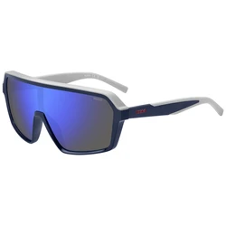 Hugo Ανδρικά Γυαλιά Ηλίου Aviator με Μπλε Φακό Gradient (HG1334GSXW0)