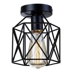 Φωτιστικό Οροφής Powertech HLL-0001, E27, Φ14, μεταλλικό, μαύρο