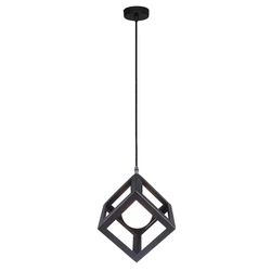 Φωτιστικό Οροφής Powertech HLL-0011, E27, 16x16x16cm, μεταλλικό, μαύρο