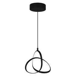 Φωτιστικό Οροφής Powertech LED HLL-0123, 15W, 4000K, Φ22cm X 1M, Μαύρο