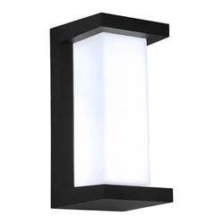 Φωτιστικό Τοίχου LED Powertech Hll-0166, 12W, 4000K, 960Lm, Ip65, Μεταλλικό, Μαύρο