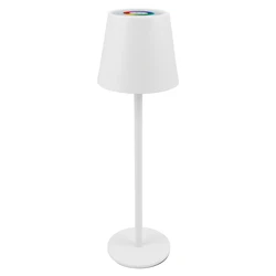 POWERTECH LED επιτραπέζιο φωτιστικό HLL-0196 RGB ρυθμιζόμενο επαναφορτιζόμενο λευκό