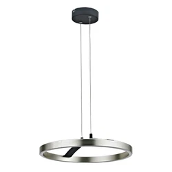 POWERTECH LED φωτιστικό οροφής HLL-0202 29W 4000K ασημί μαύρο