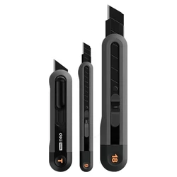 Σετ Κοπίδια Deli HT4003 με κλείδωμα & άμεσο άνοιγμα, 9/18/20mm, Μαύρο, 3τμχ