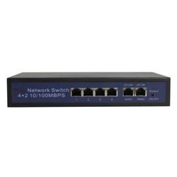 Network Switch Longse PoE HT412, 4x LAN port & 2x WAN port, 10/100Mbps