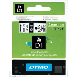 Ταινία Ετικετογράφου DYMO D1 Standard - Black on White - 12mm label-making tape