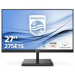 Monitor 27" Philips E Line 275E1S/00 LED 2560 x 1440 Quad HD Black