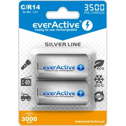 Επαναφορτιζόμενη Μπαταρία Rechargeable Batteries everActive R14/C Ni-MH 3500 mAh ready to use