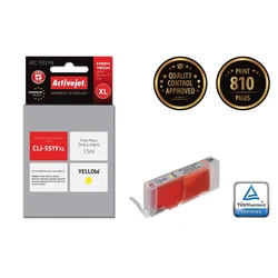 Μελάνι Συμβατό Activejet για Canon CLI-551Y
